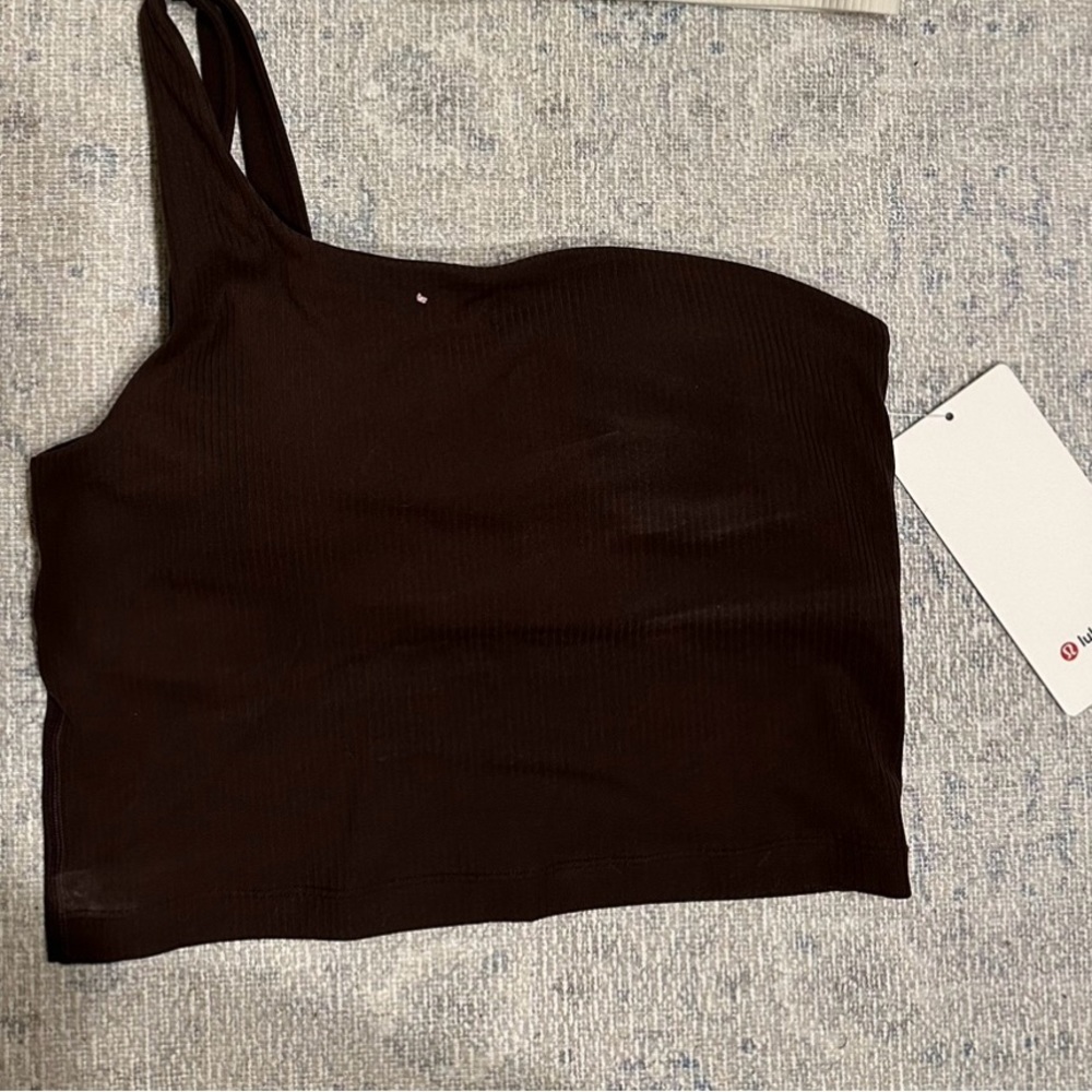 NWT Lululemon Ribbed Nulu Asymmetrical Yoga Tanks A/B - Size 6